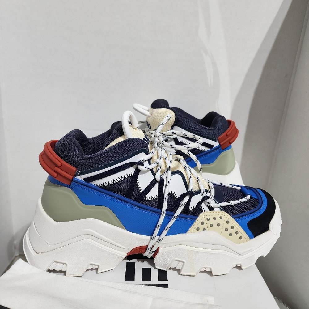 Kenzo Low Top Sneakers Blue Size 39 8.5 - Picture 9 of 14